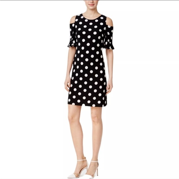 Tommy Hilfiger Dresses & Skirts - Tommy Hilfiger White Polka Dot Dress size 4